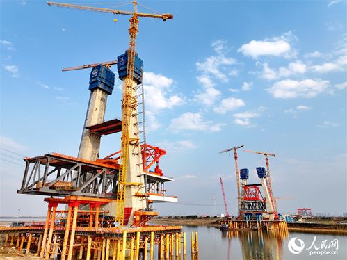 江西南昌 橋梁工程建設(shè)正酣